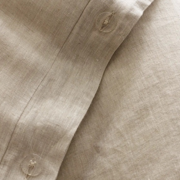 NWOT QUINCE European Linen Duvet Cover King/Cal King Natural Chambray 4952 - Picture 6 of 9